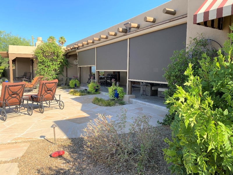 Retractable Solar Screens in El Paso Southwestern Home Products